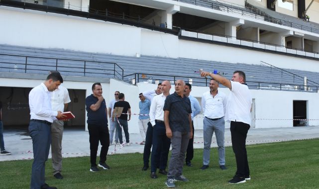 19 Mayıs Stadyumu'nda çalışmalar tüm hızıyla sürüyor