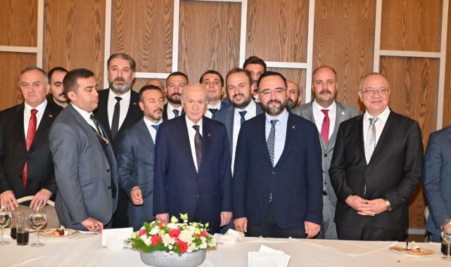 MHP Genel Başkanı Bahçeli Akşam Yemeğinde Ağırlandı