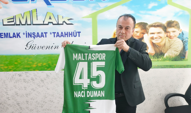 Maltaspor'dan Naci Duman'a Teşekkür Forması