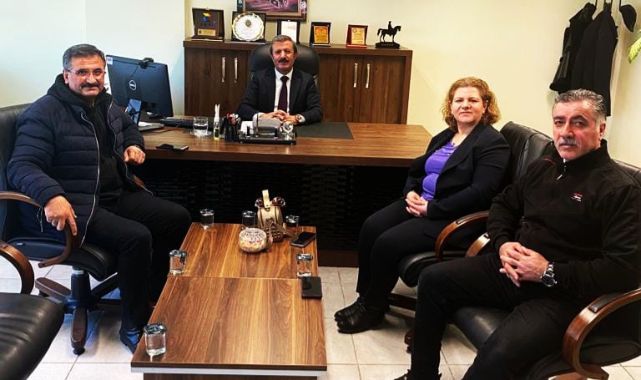 AHLATLILAR DERNEĞİNDEN İŞKUR İL MÜDÜR YARDIMCISI ASLAN'A ZİYARET