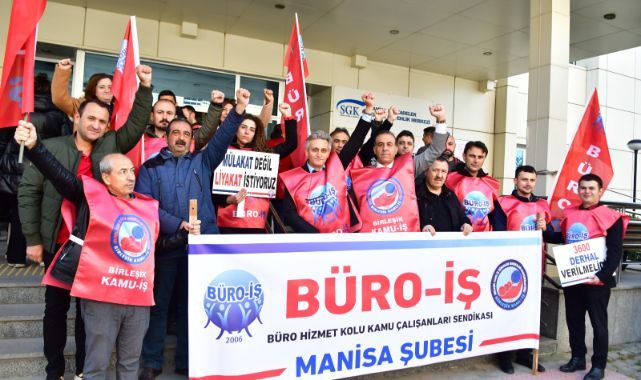 Büro-İş Manisa SGK Çalışanlarında 3600 Ek Gösterge, Eyt Yükü Ve Mobing Vurgusu