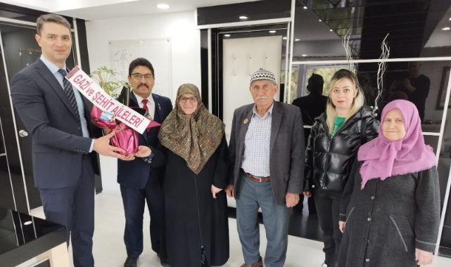 Manisa Şehit Aileleri Ve Gaziler Derneğinden Kaymakam Acar’a ziyaret