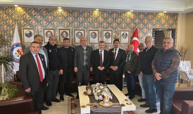 Manisa Şehit Aileleri ve Gaziler Derneğinden Kaymakam Çaykara'ya ziyaret 