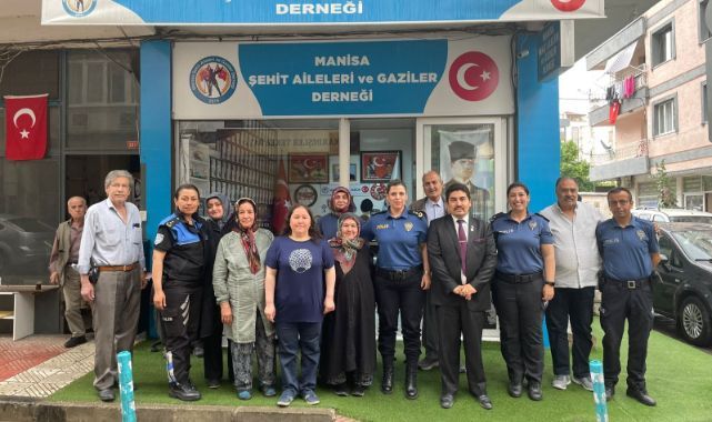 İl Emniyet Müdür Yardımcısı  Meliha Yılmaz şehit aileleri ve gazileri ziyaret etti