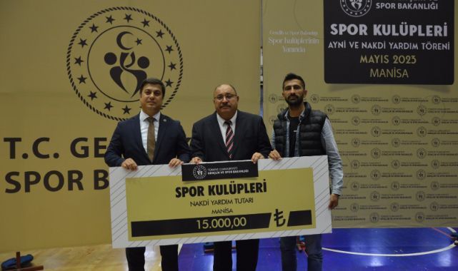 Manisa'da 261 Kulübe 5 milyon 505 bin tl. Destek