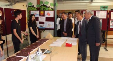 Manisa Hasan Türek Anadolu Lisesinden anlamlı sergi