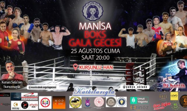 Manisa Boks Gala Gecesi için hazırlıklar tamamlandı