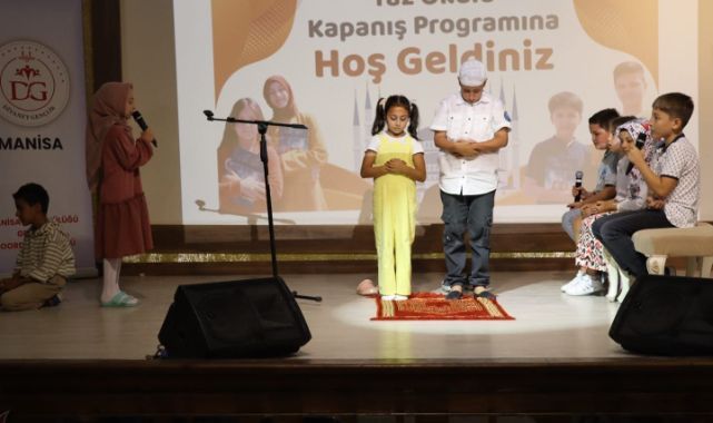 Manisa'da TDV Yaz Okulu sona erdi. 