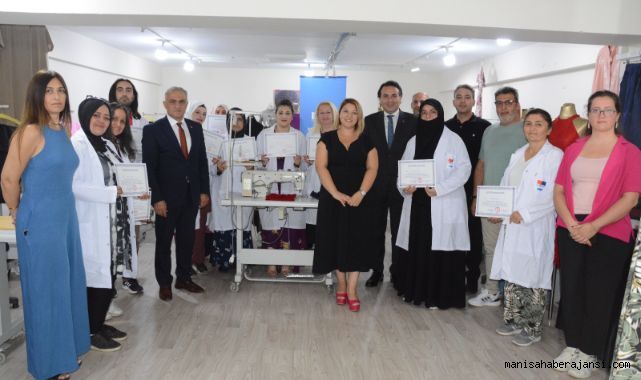 Konfeksiyon sektörüne kalifiye eleman yetiştiriyorlar
