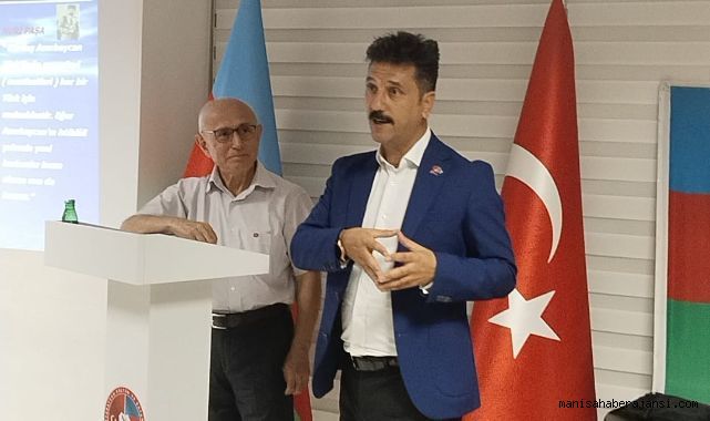 Manisa Azerbaycan Kültür ve Dayanışma Derneği 15 Eylül Bakü'nün düşman işgalinden kurtuluşunun yıl dönümünde söyleşi düzenledi