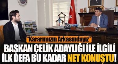 BAŞKAN ÇELİK 31 MART 2024 SEÇİMLERİNDE TEKRAR ADAY OLACAK MI? 