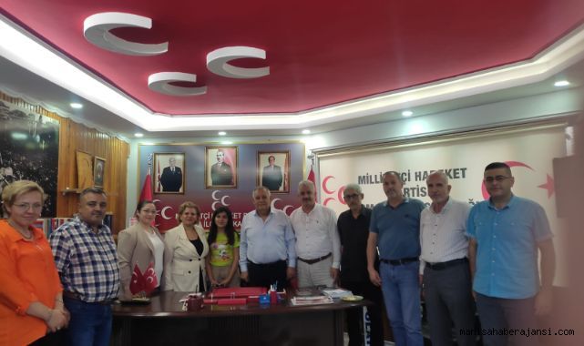 ŞEHNAZ GÜVENDİK ARIK  MHP SOMA  İLÇE  TEŞKİLATINI ZİYARET ETTİ