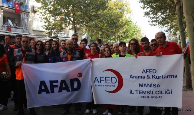 AFED Arama  Kurtarma Derneği Manisa İl Temsilciliğin Filistin’e Destek