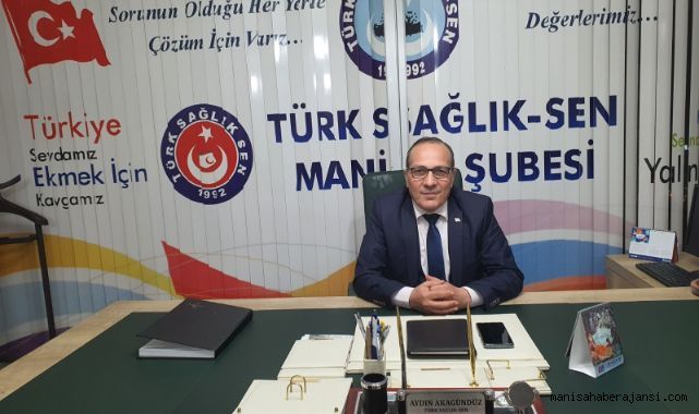 BAŞKAN AYDIN AKAGÜNDÜZ  "SÖZDE SENDİKALAR SÖZÜM SİZE"