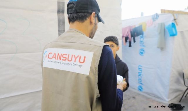 Cansuyu, Gazze'de yardımlarını sürdürüyor