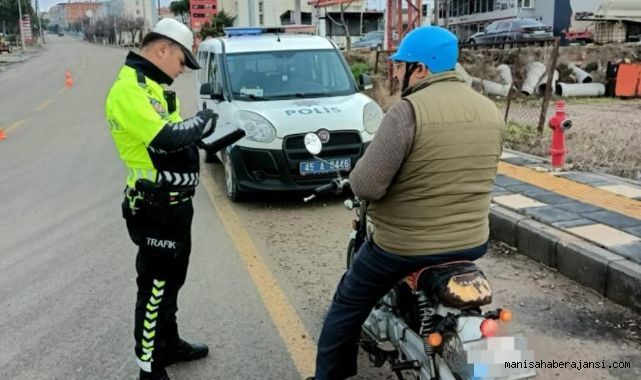 Manisa'da Motosikletlere Yönelik Denetimler Sürüyor