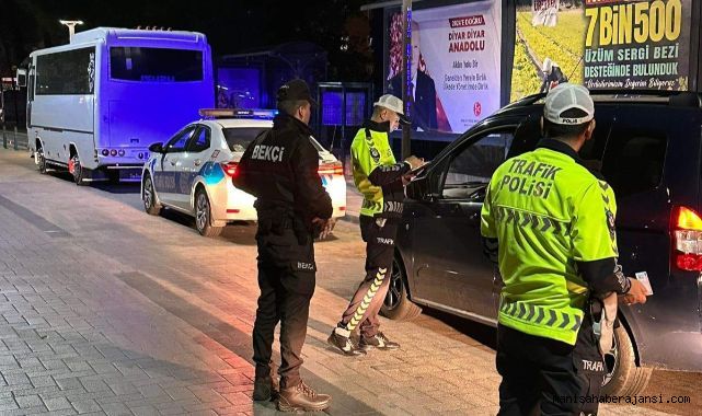 Manisa Emniyeti Manisalıların Huzuru İçin Gece Gündüz Sahada