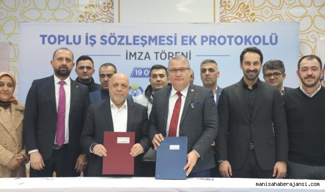 Yunusemre Belediyesi işçilerine yüzde 56 zam