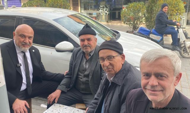 İyi Parti Büyükşehir Adayı Op. Dr. Gürhan Özcan Kırkağaç’ı ziyaret etti