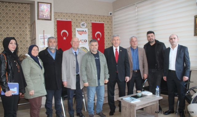 SELÇUK ÖZDAĞ MANİSA HABER AJANSINI ZİYARET ETTİ 