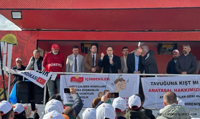 Zafer Partisi Manisa'da İşçilere Sahip Çıktı