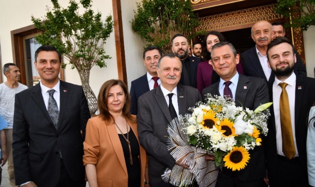 CHP GENEL BAŞKANI ÖZEL'DEN BAŞKAN BALABAN'A ZİYARET