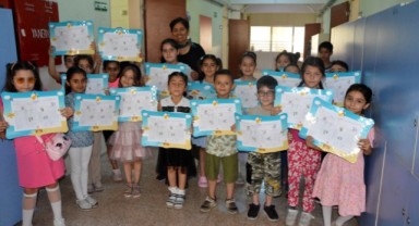 Öğrenciler Karne Sevinci Yaşadı