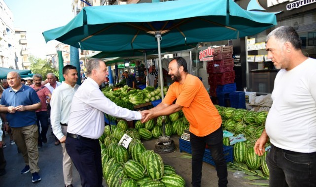 KARAKÖY PAZAR YERİ ESNAFINDAN BAŞKAN BALABAN’A TAM NOT