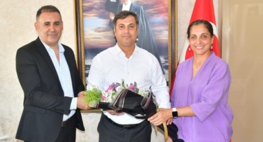 YUNUSEMRE BELEDİYESPOR'DAN İL MÜDÜRÜ YUNUS ÖZTÜRK'E ZİYARET