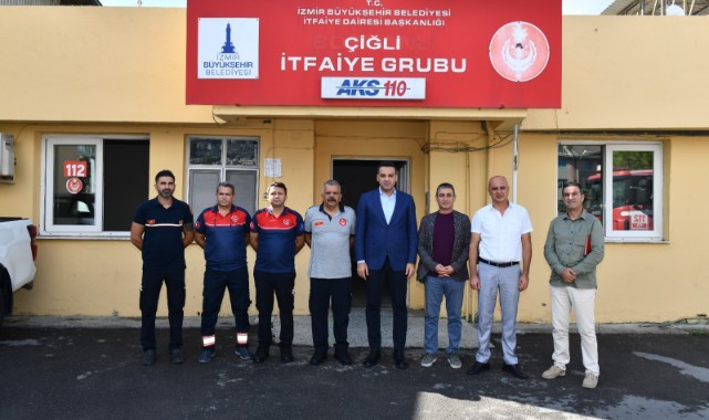 Başkan Yıldız’dan Çiğli İtfaiyesine Anlamlı Ziyaret