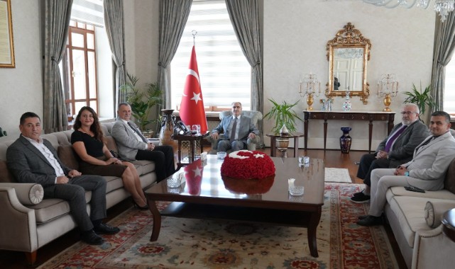 BAŞKAN BALABAN’DAN VALİ ÖZKAN’A HAYIRLI OLSUN ZİYARETİ