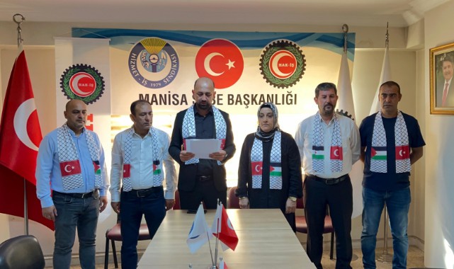HAK-İŞ KONFEDERASYONU FİLİSTİN İLE DAYANIŞMA VE DESTEK BİLDİRİSİ YAYINLADI