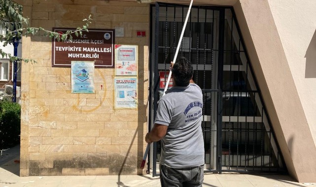 YUNUSEMRE’DEN MUHTARLIKLARA BAKIM ÇALIŞMASI