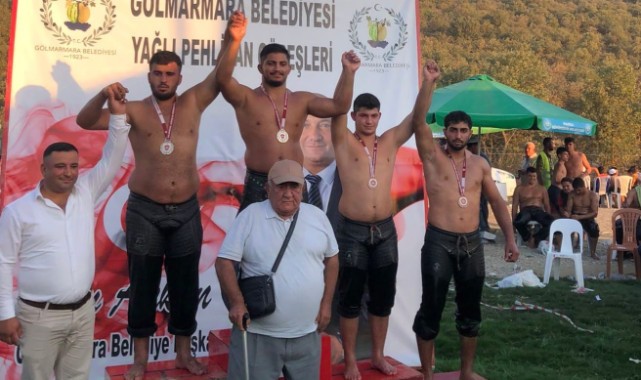 YUNUSEMRELİ MİLLİ JUDOCU ENES PINAR'DAN YAĞLI GÜREŞTE BRONZ MADALYA