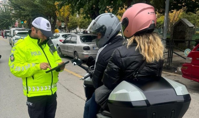 Manisa'da Motosiklet Denetiminde 1 Milyon Lira Ceza