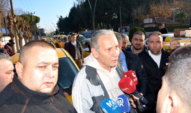 Manisalı Taksicilerden Menfur Saldırıya Tepki!