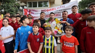 Avrupa Şampiyonu Kerem Kamal’a Manisa’da Coşkulu Karşılama