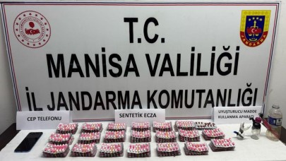 Soma’da Uyuşturucu Operasyonu: 1.143 Sentetik Hap Ele Geçirildi