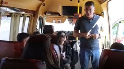 Trafik Haftasında Sivil Jandarma Otobüste