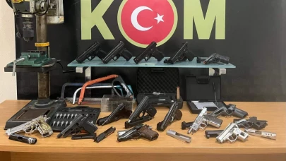 Salihli'de Silah Atölyesine Baskın