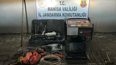 Akhisar’da Ormanlık Alanda Kaçak Kazıya Suçüstü