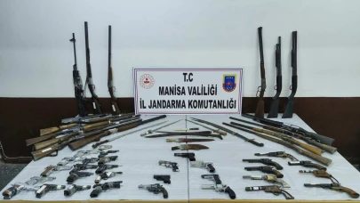 Manisa’da Cephanelik Gibi Operasyon