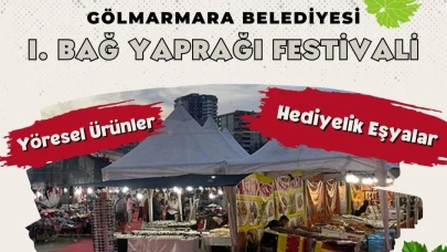 Gölmarmara’da Bağ Yaprağı Festivali Başlıyor