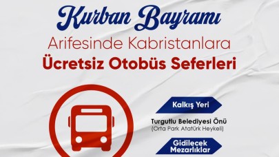 Turgutlu Belediyesinden Kabristanlara Ücretsiz Ulaşım Desteği