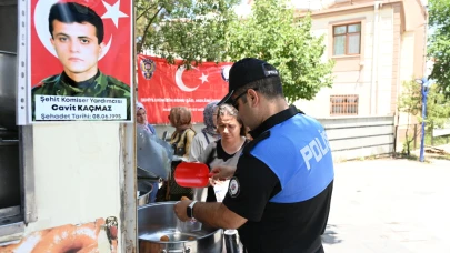 Şehit Komiser Yardımcısı Cavit Kaçmaz Lokma Hayrıyla Anıldı