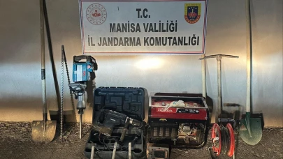 Akhisar’da İzinsiz Kazıya Jandarma Baskını