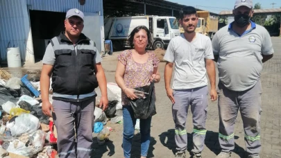 Salihli’de Çöpe Atılan 150 Bin Lira Ekiplerin Duyarlılığıyla Bulundu
