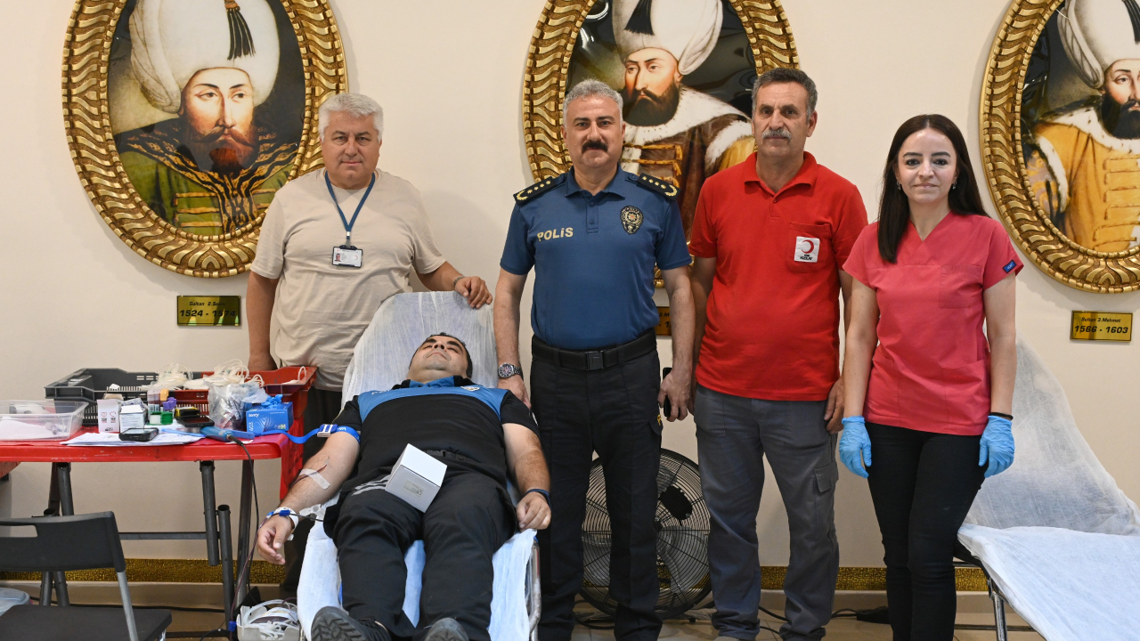 Emniyet Teşkilatından Anlamlı Destek: "Kan Ver, Hayat Kurtar"
