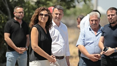 Başkan Kayserili, Cumhuriyet Mahallesi’nde Asfalt Çalışmalarını Takip Etti