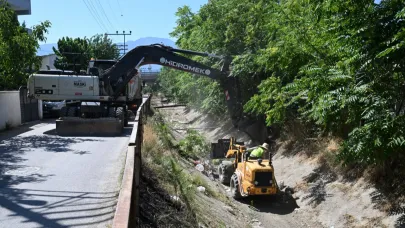 Fevzi Çakmak Mahallesi’nde 3 Kilometrelik Sulama Kanalı Temizlendi